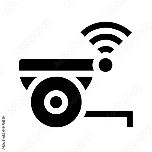 Wireless Security Camera Icon Design