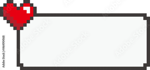  Pixel Heart Message Box