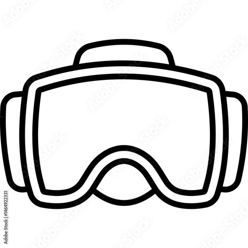 Googles  Line Icon