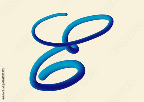3D typography E
