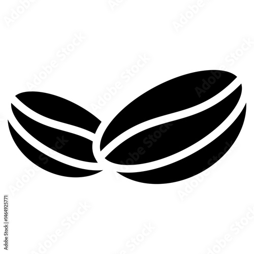 coffee beans vector icon