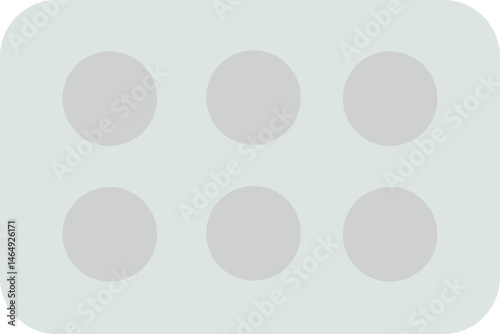 Blister Package with Pills. Medicine vector illustration