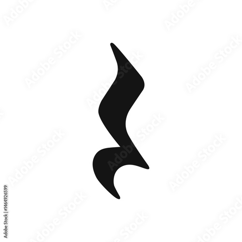 A Melody pause icon illustration vector on white background template