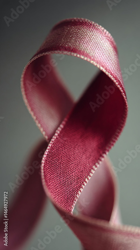 Crimson velvet ribbon swirling enigmatically, embodying elegance and mystery, perfect for whimsical Yule memento or enchanting Beltane festivity