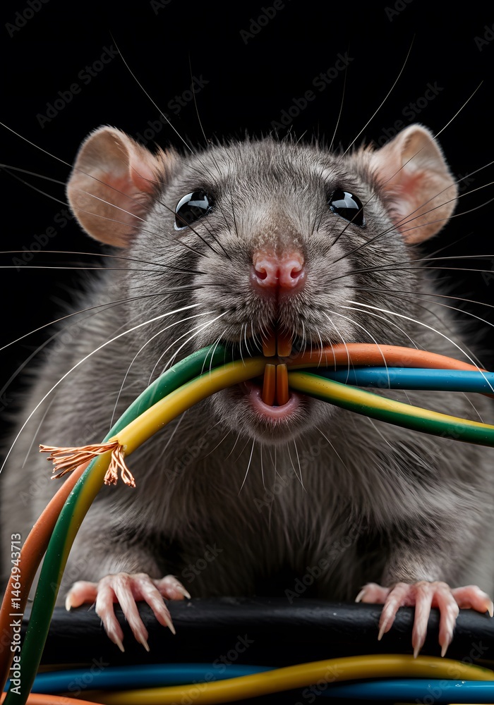 Pest Control: Rat Chewing Electrical Wires