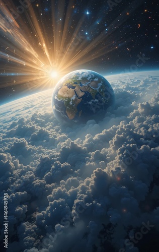 From Space with Wonder The Earth Rests in Quiet Glory