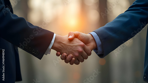 handshake between two businessmen
