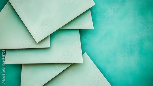 Cyan blue gradient background featuring vibrant neon elements and a depth effect for a dynamic, modern look