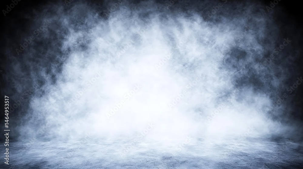 Blue backdrop with subtle textural patterns and gentle illumination casting a soft glow across the image