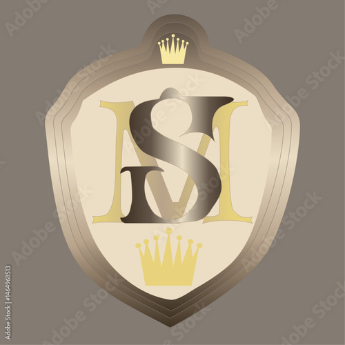 shield with dollar symbol logo design vector illustration
