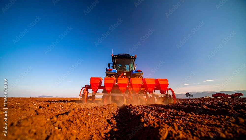 Fototapeta premium The power of technology drives agricultural growth. 