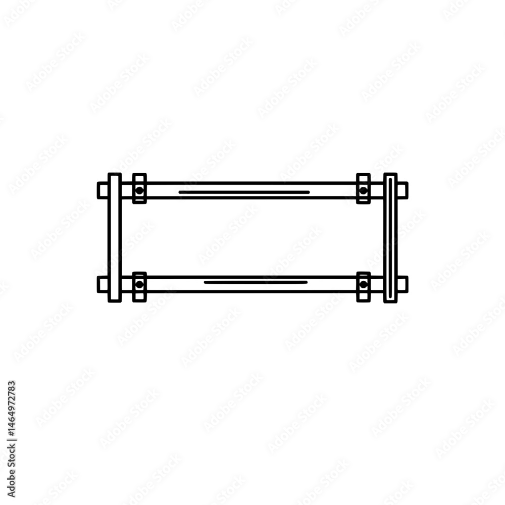 Simple Frame Silhouette: A minimalist black and white illustration of a rectangular frame, perfect for showcasing design elements or artistic compositions. Simple Frame Silhouette: A minimalist black and white illustration of a rectangular frame, perfect for showcasing design elements or artistic compositions.