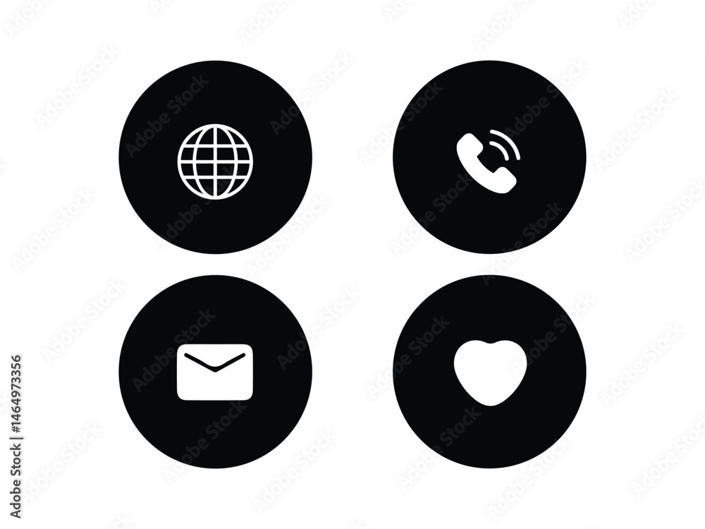 Obraz premium Web icon set. Website set icon vector. for computer and mobile