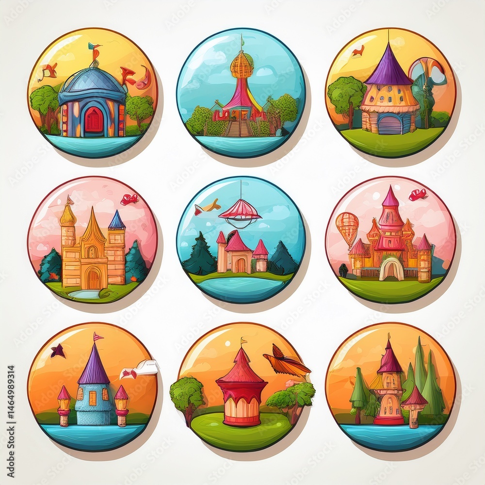 set of castle