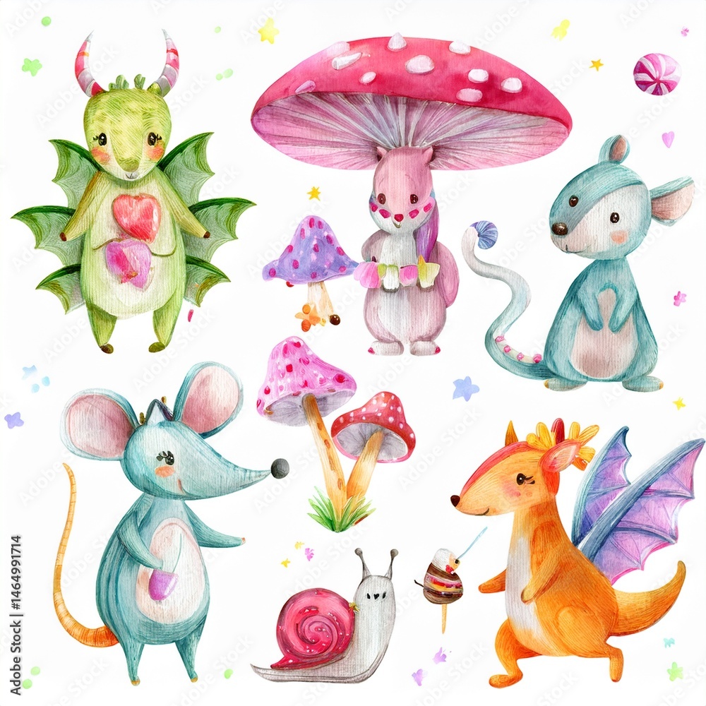 set of animals