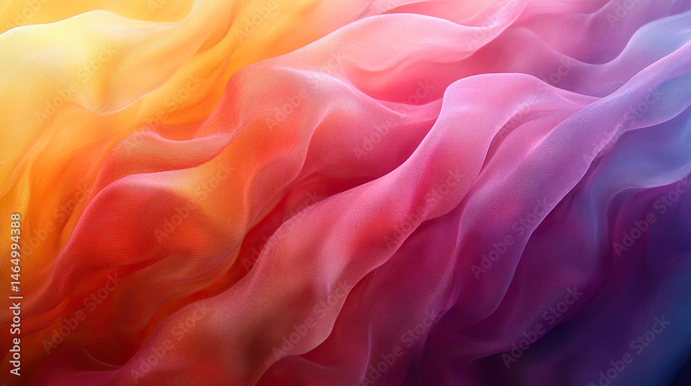 Fototapeta premium Abstract gradient with soft geometric shapes in warm tones, evoking harmony and tranquility