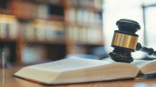 Gavel resting on medical documents symbolizing health-related legal dispute, healthcare law and justice system concept, medical malpractice or insurance claim case.