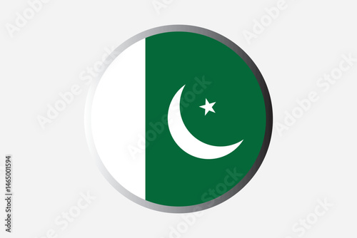 Free Download Pakistan Circle Flag, Circle Flag of Pakistan, Vector Images - GFXLoad