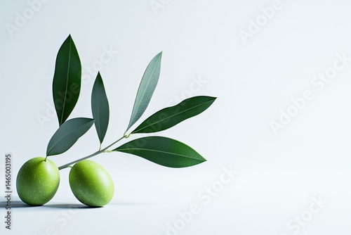 Wallpaper Mural Fresh Olives and Leaves Torontodigital.ca