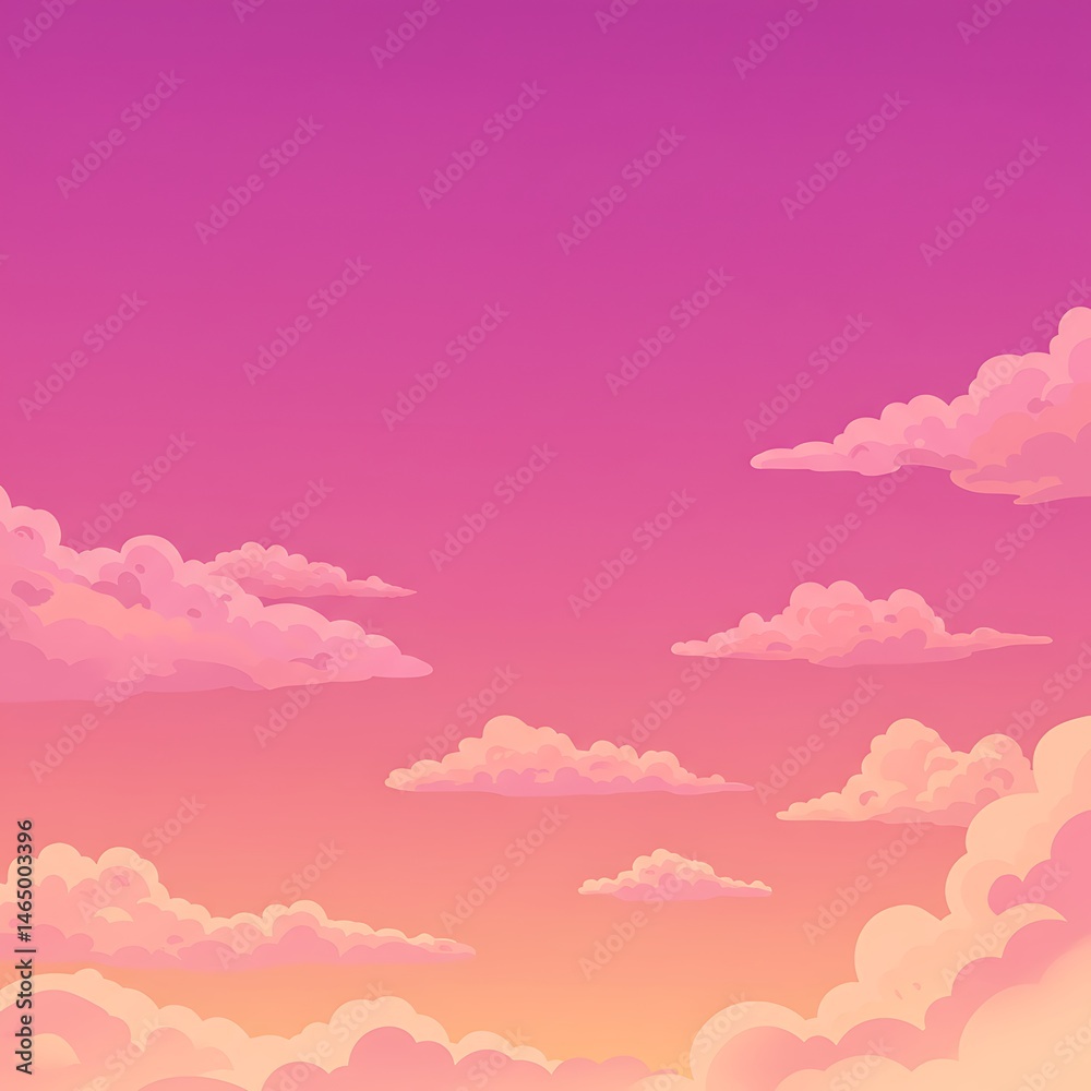 Fototapeta premium Roseate Hues of Evening