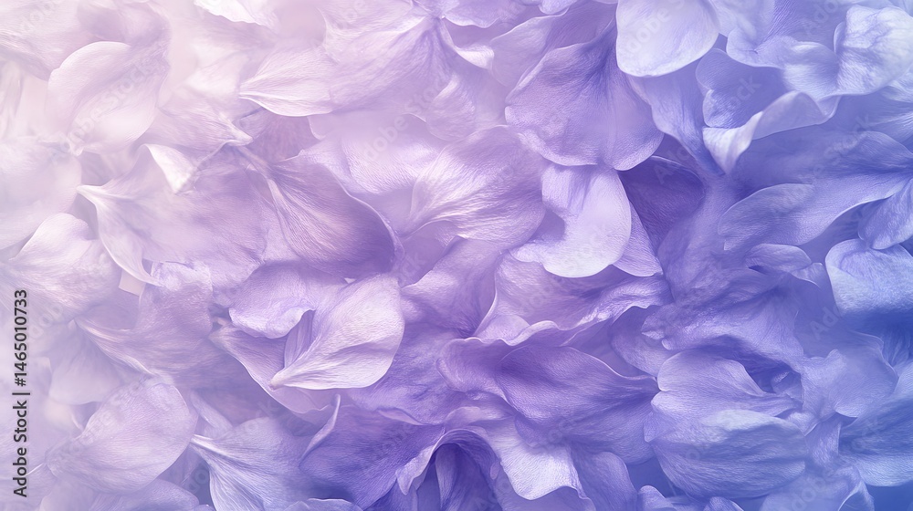 Fototapeta premium Delicate, pastel-toned flower petals close-up.
