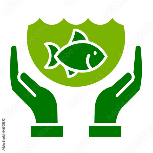 Fish  Icon Element For Design	