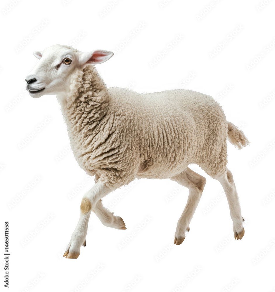 Fototapeta premium Running Sheep