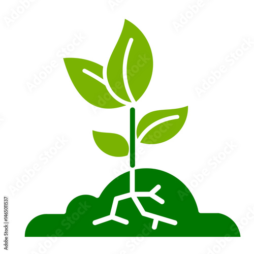 Roots  Icon Element For Design
