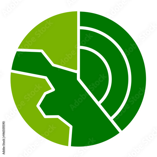 Earth Layers  Icon Element For Design	