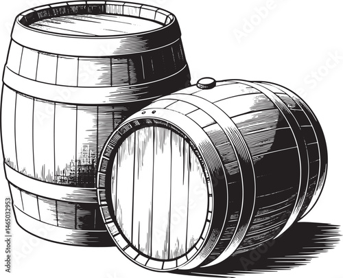wooden barrel art design stock photos premium quality