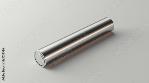 Metallic cylinder battery mockup