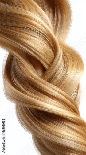 Blonde Hair Texture Background Close Up Detail Smooth Strands Beauty Fashion Style Glamour