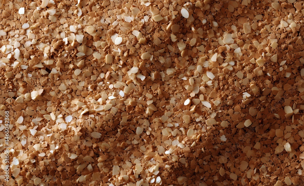 Brown Sugar Granules Glistening Under Soft Light in a Culinary Setting