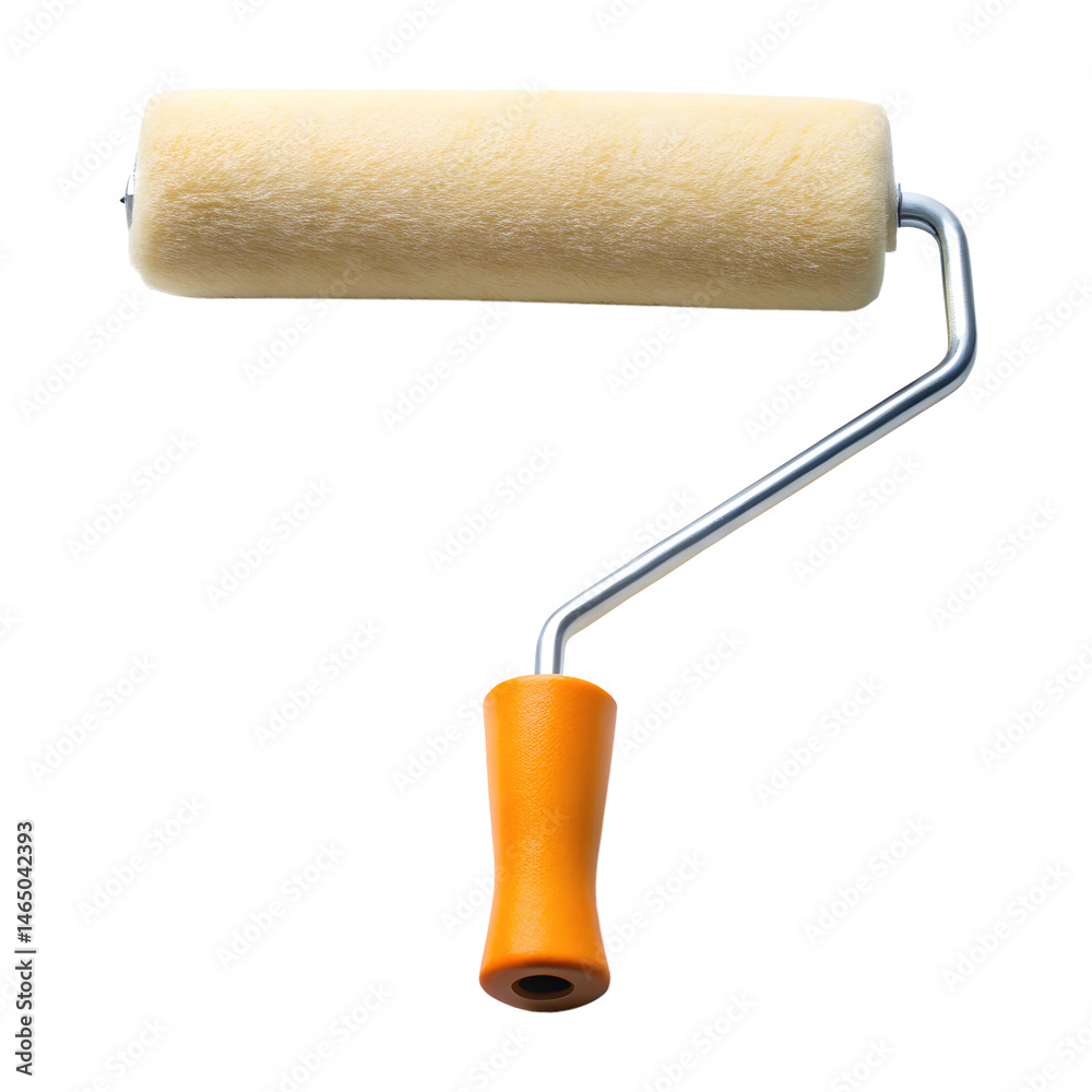 Obraz premium Paint roller isolated on transparent background