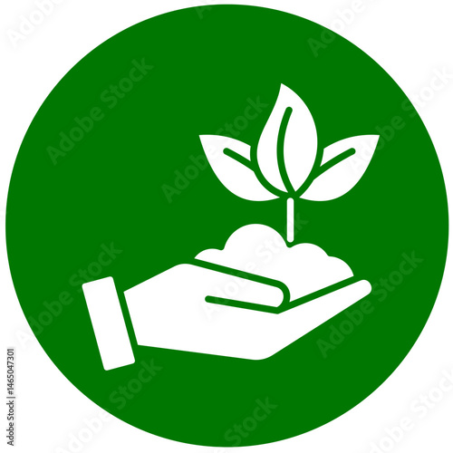 Plant  Icon Element For Design	