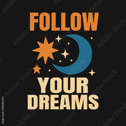  Illustration for t-shirt print or poster design. Vector illustration