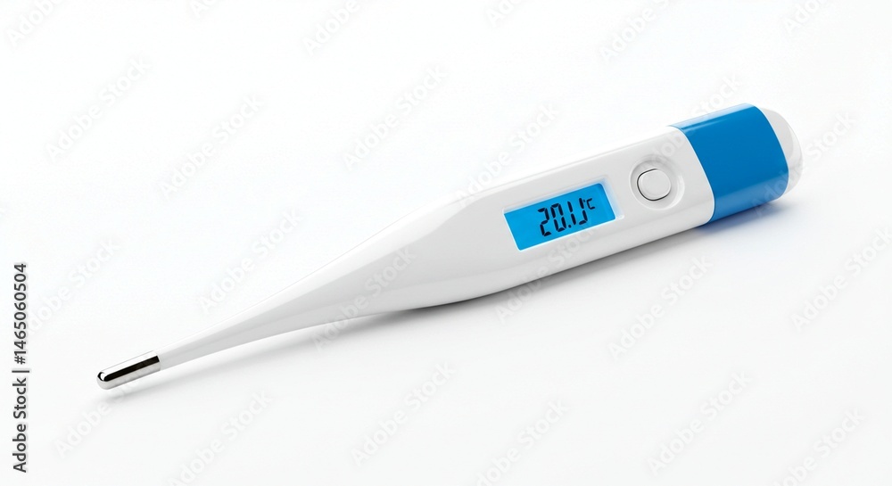 digital thermometer isolated on white digital thermometer isolated on white