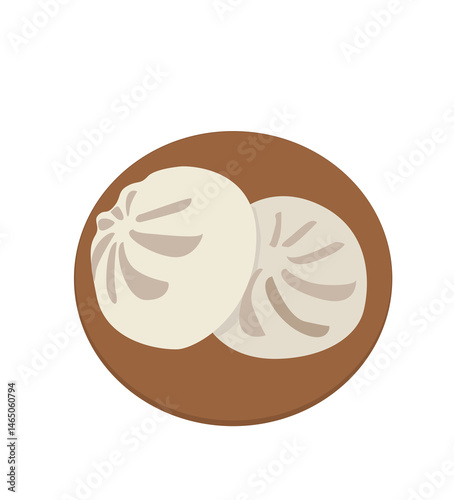 a traditional Chinese dessert, dumplings or bakpao 