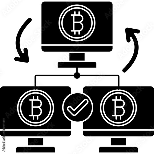 Networked Crypto System Icon