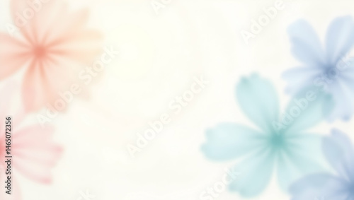 Delicate floral pattern on a soft white packaging background, perfect for conveying a sense of purity, tranquility, and gentle beauty in various design projects