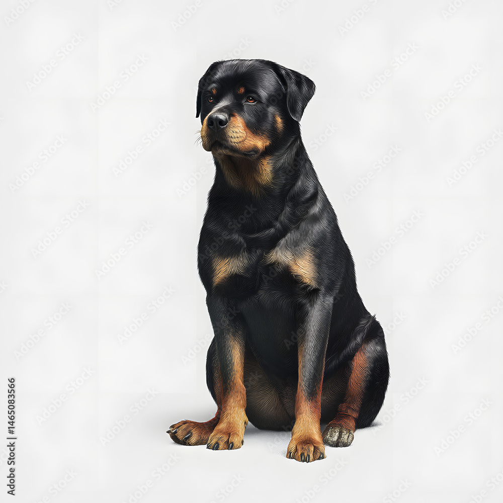 Fototapeta premium Rottweiler Dog Photo