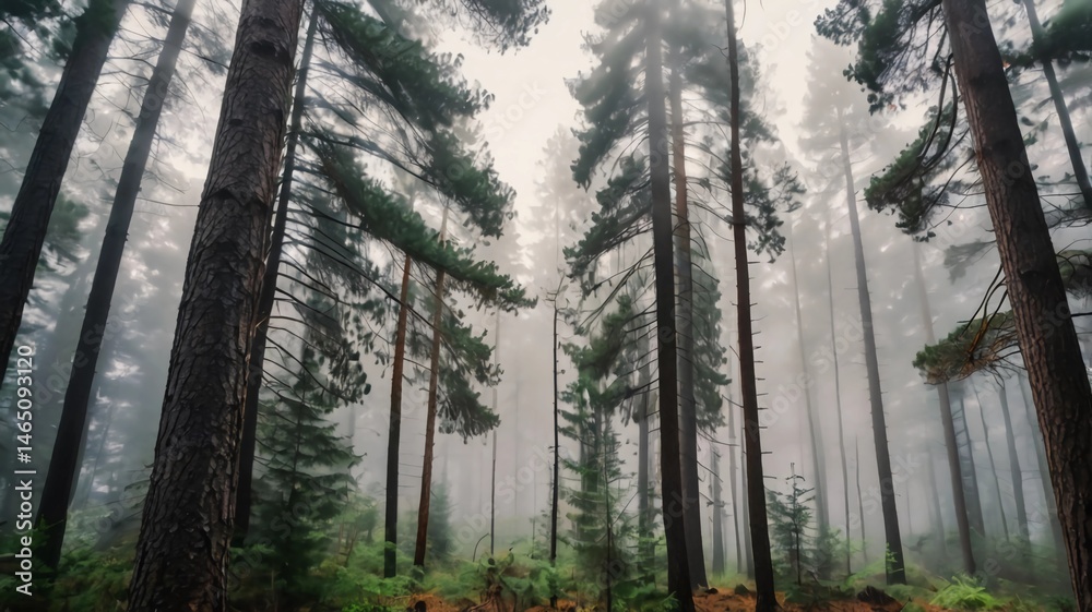 morning in the forest morning in the forest