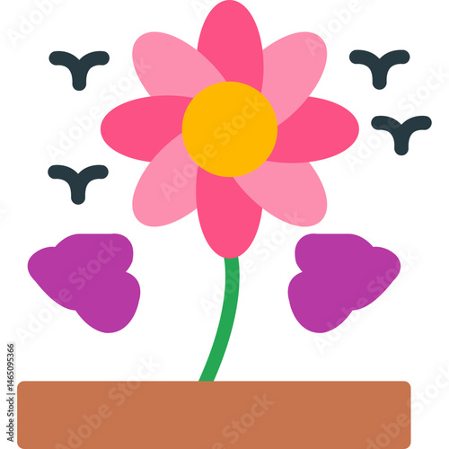 Pollination Process Icon