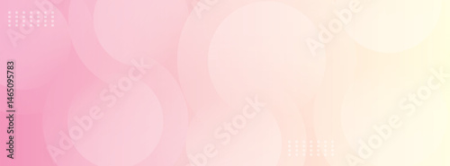 Minimalist banner background, pastel colorful, pink and yellow gradations