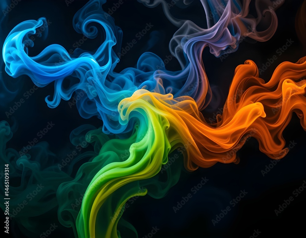 Fototapeta premium colorful smoke background