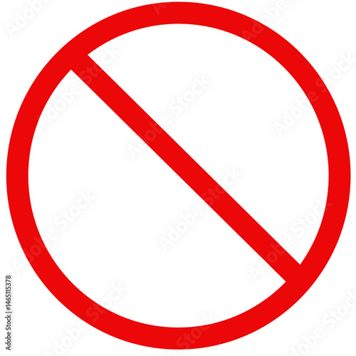 pictogramme interdit sur fond transparent