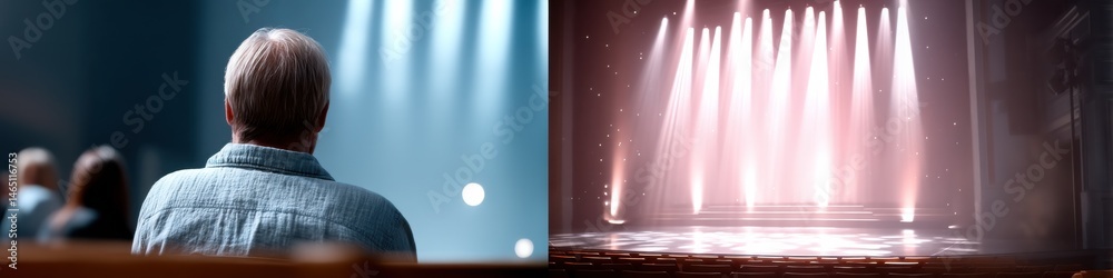 Transforming talent from community stage to grand performance spotlight at a theater event