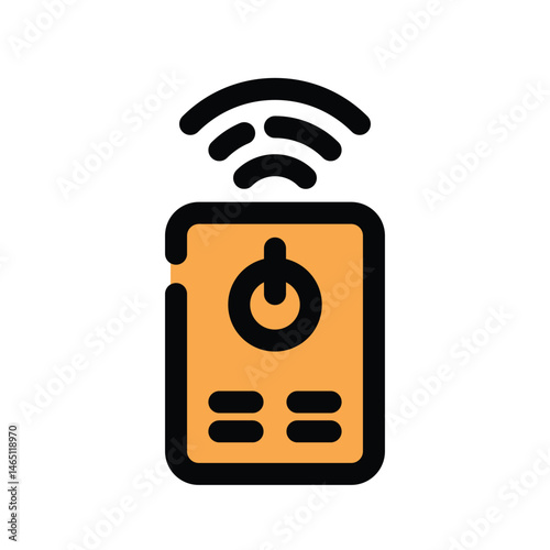 Remote control icon design template