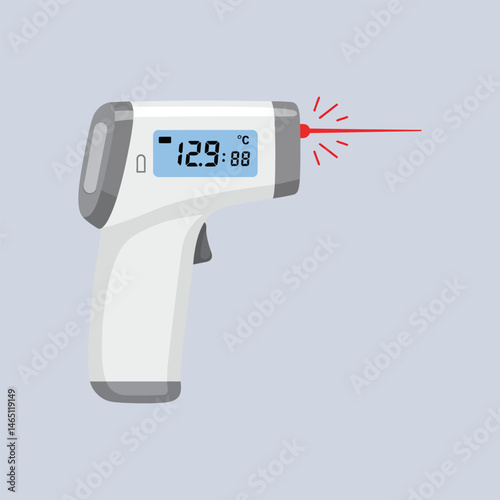 "Digital Infrared Thermometer with Laser for Non-Contact Temperature Measurement"