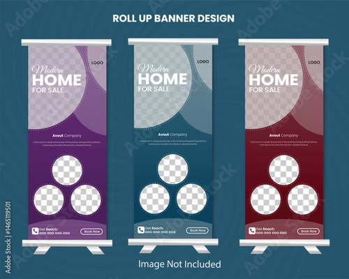 Real estate rollup banner design

